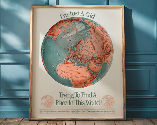 A Place In This World by Taylor Swift Poster Print Earth
