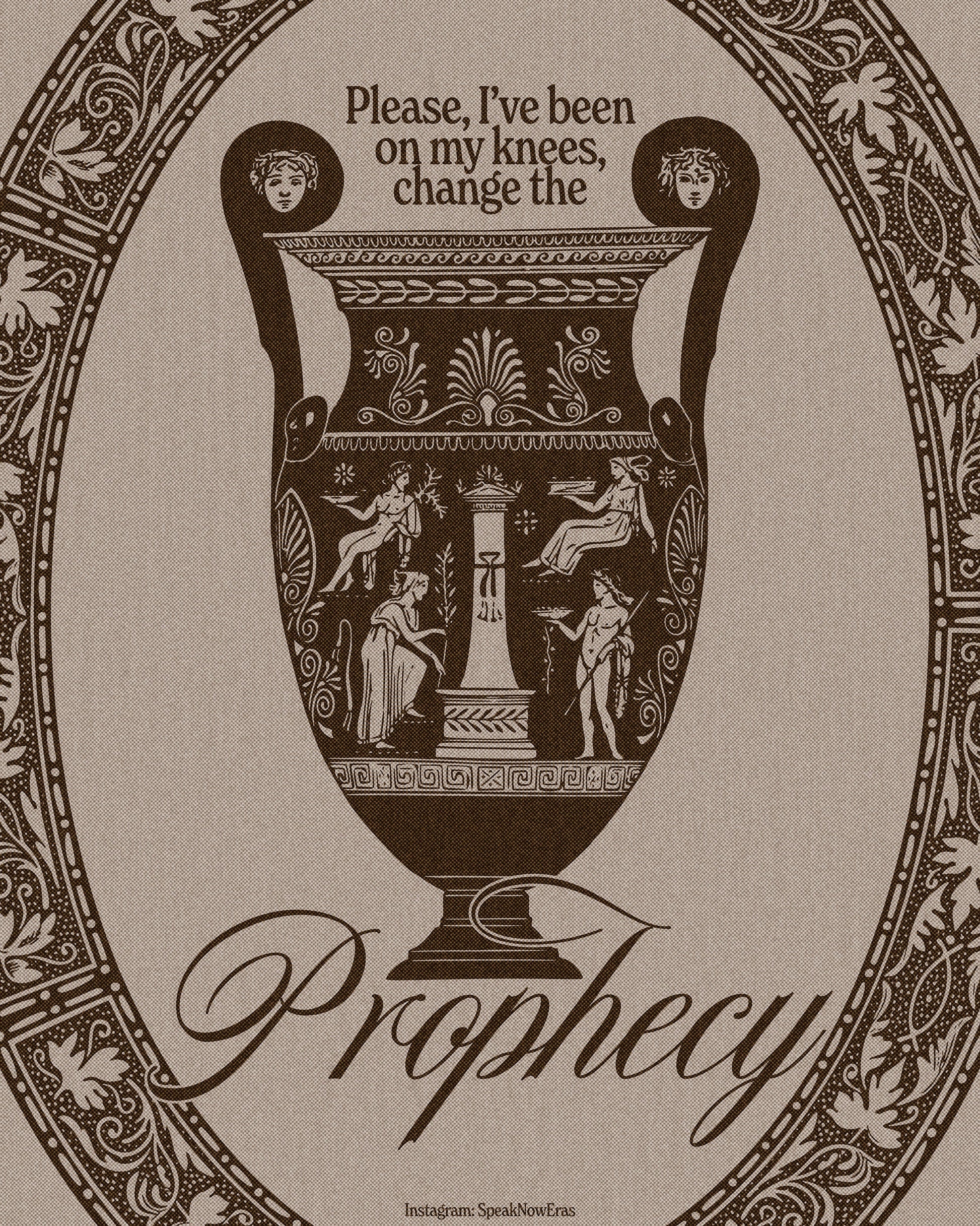 The Prophecy by Taylor Swift Poster Print