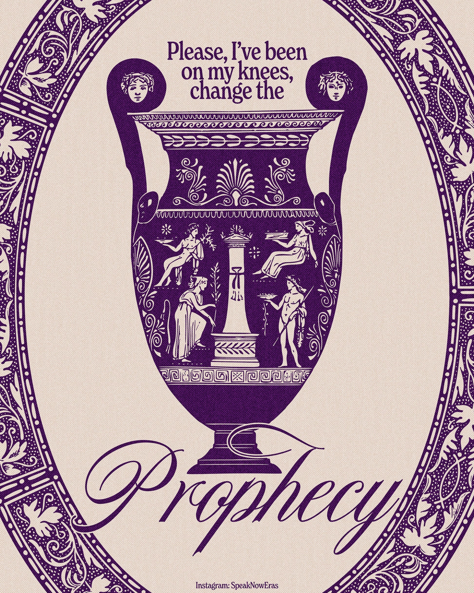 The Prophecy by Taylor Swift Poster Print