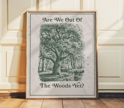 Out Of The Woods by Taylor Swift Poster Print 1989