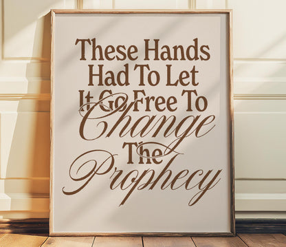 This Love / The Prophecy by Taylor Swift Poster Print Indianapolis Night 2 Eras Tour Mashup