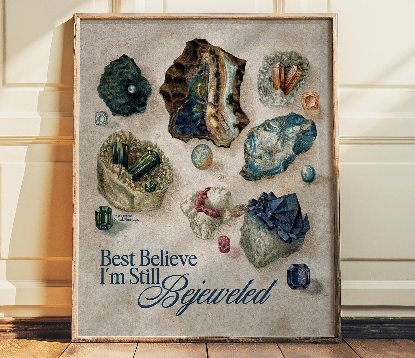 Bejeweled by Taylor Swift Poster Print "Best Believe I'm Still Bejeweled"