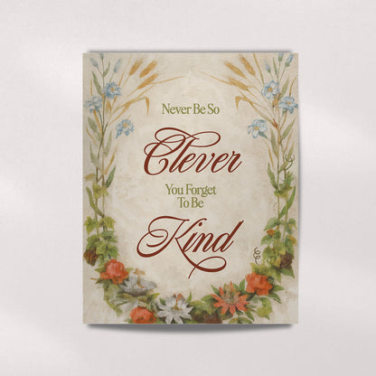 Marjorie by Taylor Swift Poster Print Never Be So Clever You Forget To Be Kind