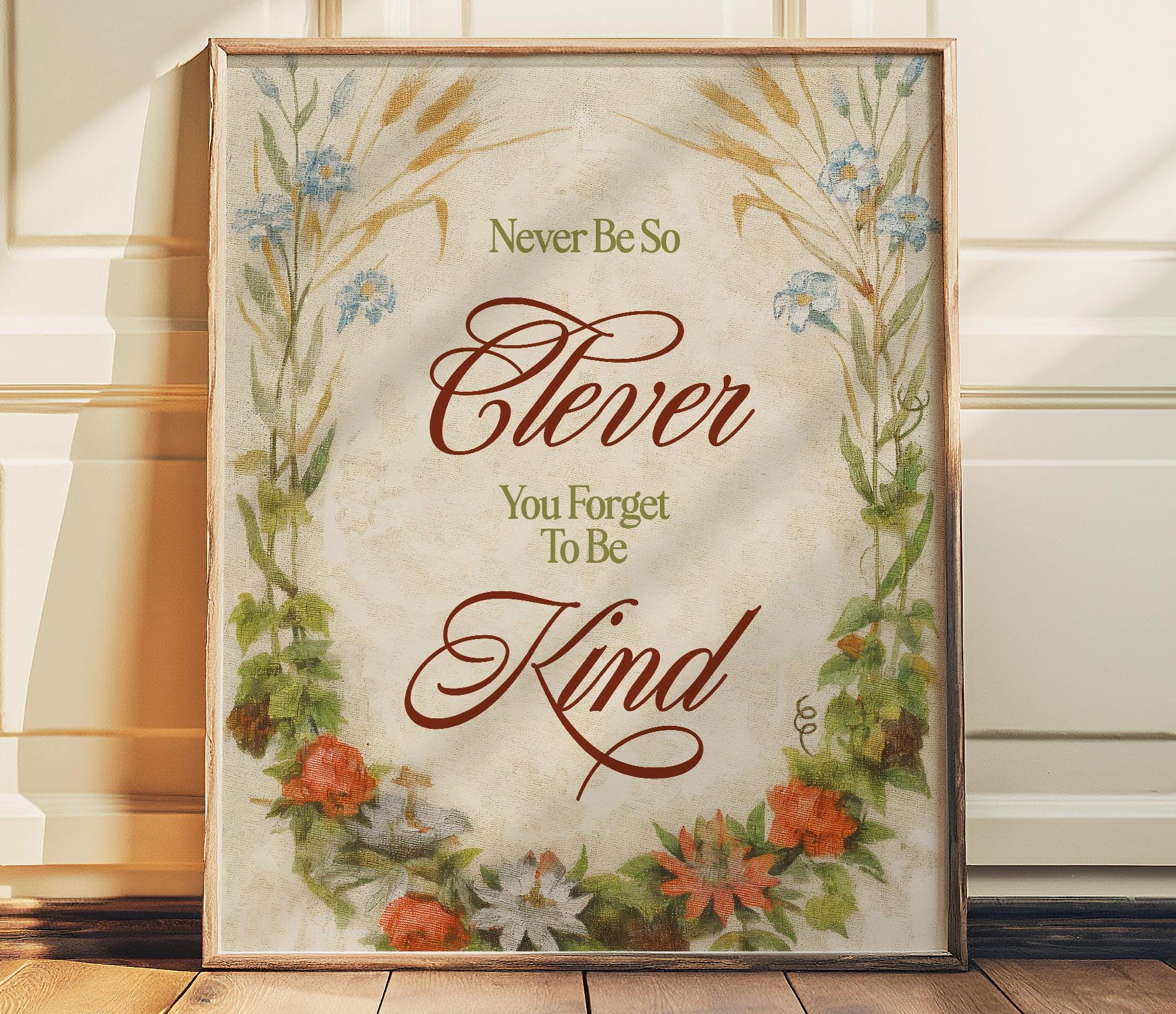 Marjorie by Taylor Swift Poster Print Never Be So Clever You Forget To Be Kind