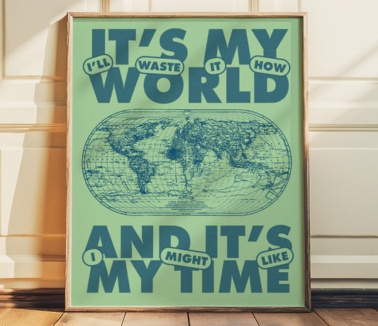 My World by Conan Gray Poster Print