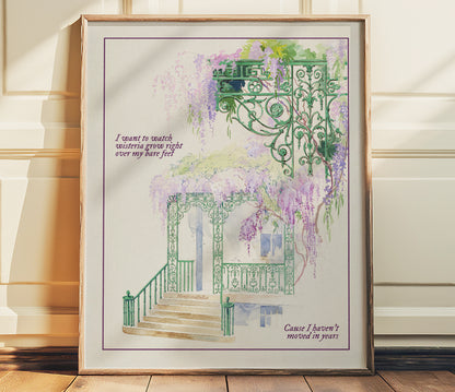 The Lakes by Taylor Swift Poster Print Wisteria