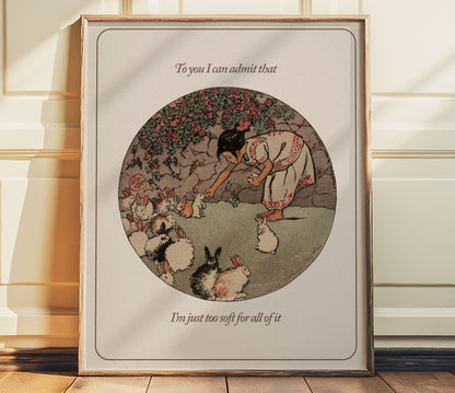 Sweet Nothing by Taylor Swift Poster Print "Too Soft For All of It"