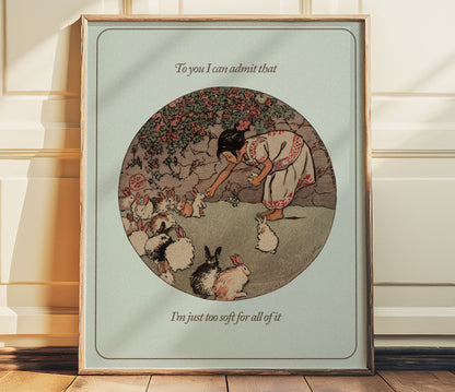 Sweet Nothing by Taylor Swift Poster Print "Too Soft For All of It"