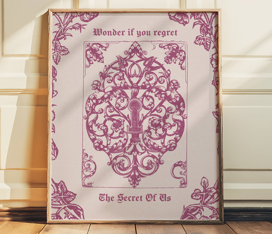 The Secret Of Us Poster Print by Gracie Abrams & Taylor Swift
