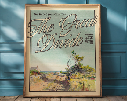 The Great Divide by Noah Kahan Poster Print