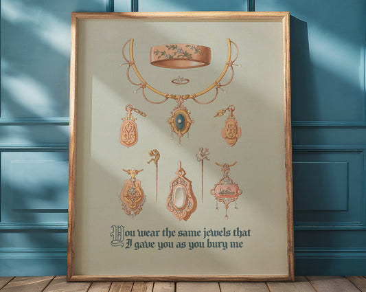 My Tears Ricochet by Taylor Swift Poster Print